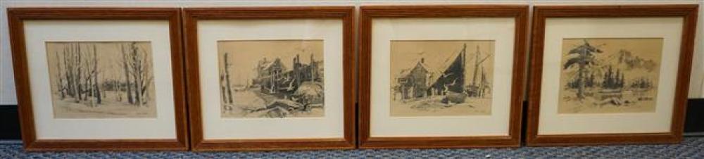 W. W. SMITH, FOUR VARIOUS SCENES,