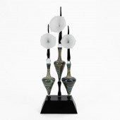 W. WHITFIELD ART GLASS FLORAL
