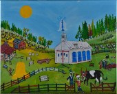 WADE LEDBETTER FOLK ART PAINTI