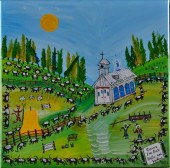 WADE LEDBETTER FOLK ART PAINTI