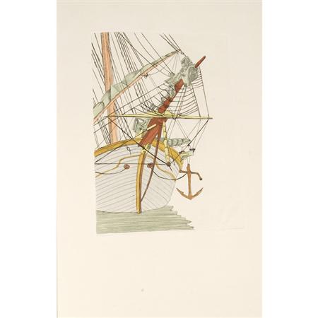 WADSWORTH, EDWARD Sailing Ships and