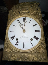 WAG ON THE WALL BRASS CLOCK, E
