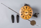WAG ON THE WALL CLOCK, 19TH C.