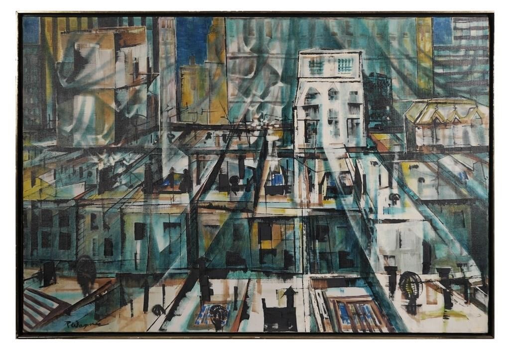 WAGNER, MID-CENTURY ABSTRACT