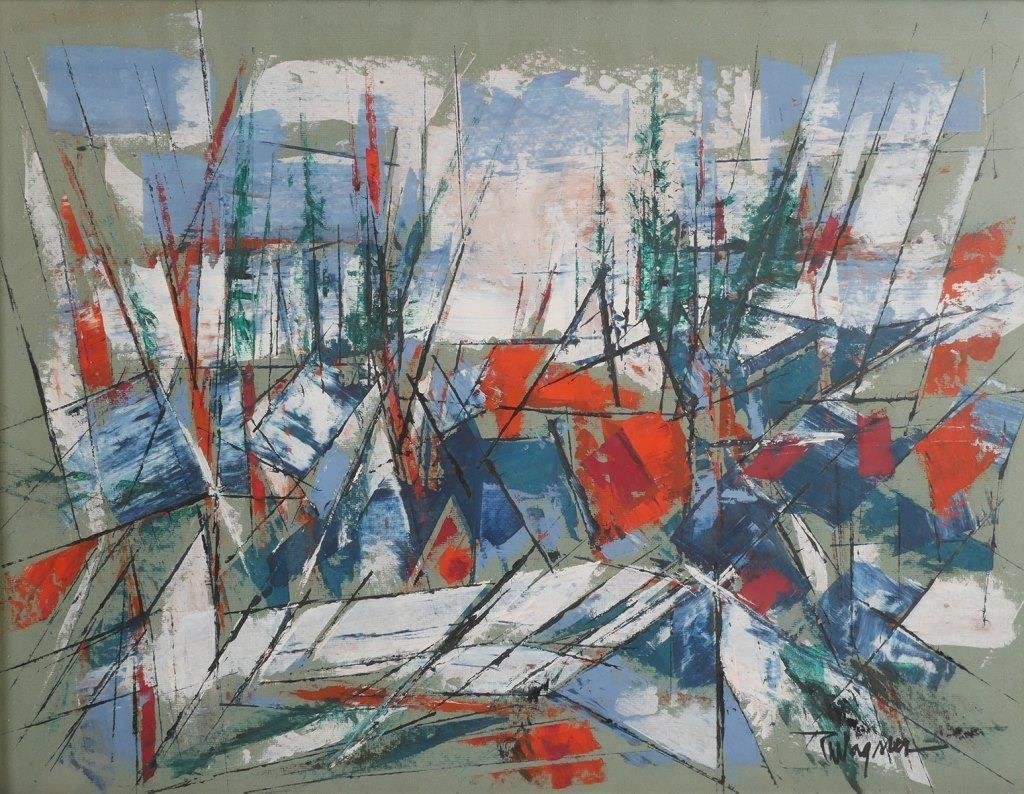 WAGNER, MID-CENTURY ABSTRACT