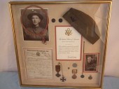 WAGNER WWI MEDALS GROUPFramed