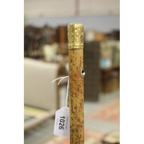 Walking stick, approx 91cm L
