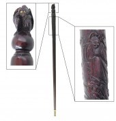 WALKING STICK, EARLY 20TH C.,