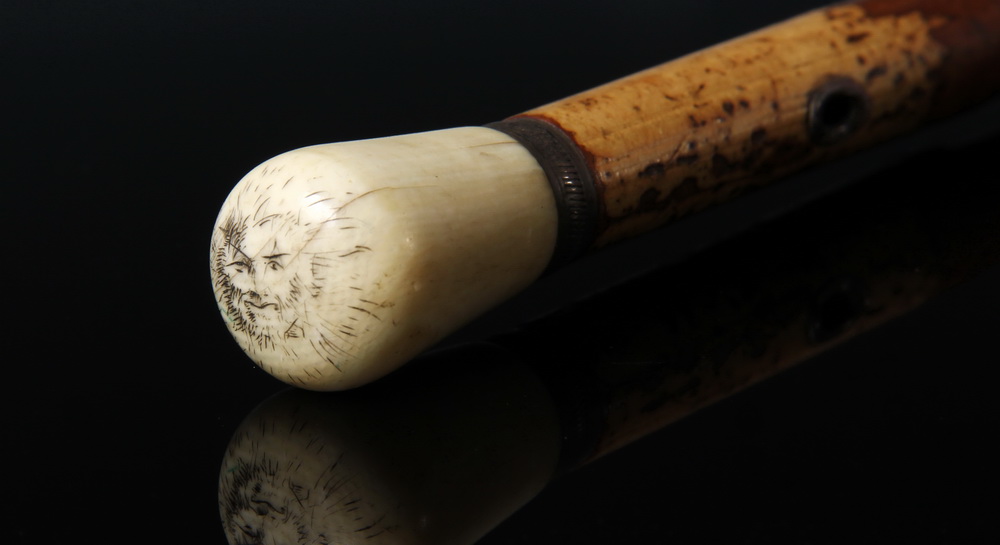 WALKING STICK - of bamboo shaft