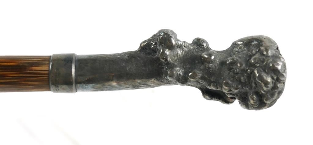 WALKING STICK, STERLING HOOFGrip in