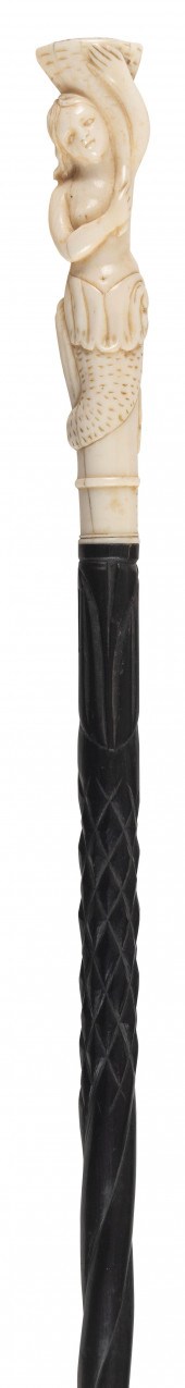 WALKING STICK WITH MERMAID-FOR