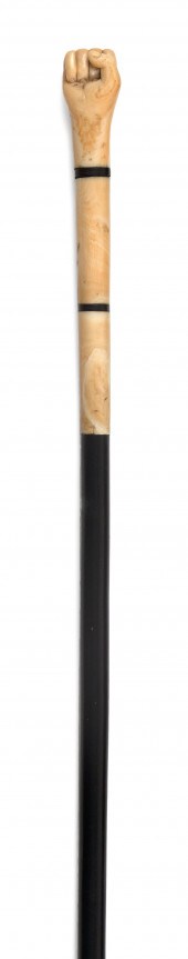 WALKING STICK WITH WHALE OR WA