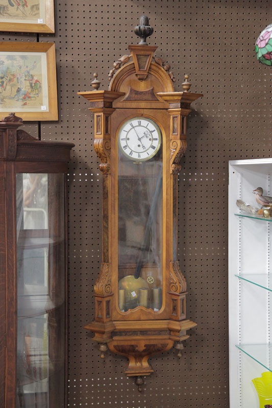 WALL CLOCK. Eight day  triple