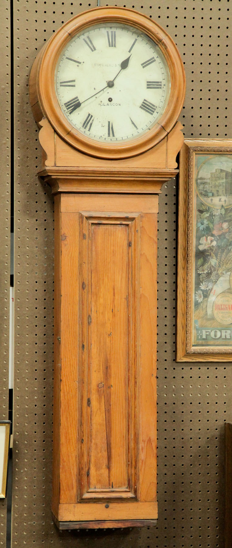WALL CLOCK.  Scottish  late 19th
