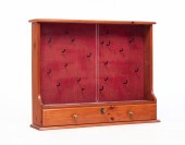 WALL HANGING PINE GUN DISPLAY