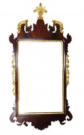 WALL MIRROR, CHIPPENDALE STYLE