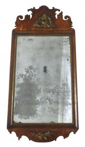 WALL MIRROR, ENGLISH, MID TO L
