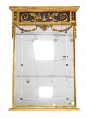 WALL MIRROR, FEDERAL STYLE WIT