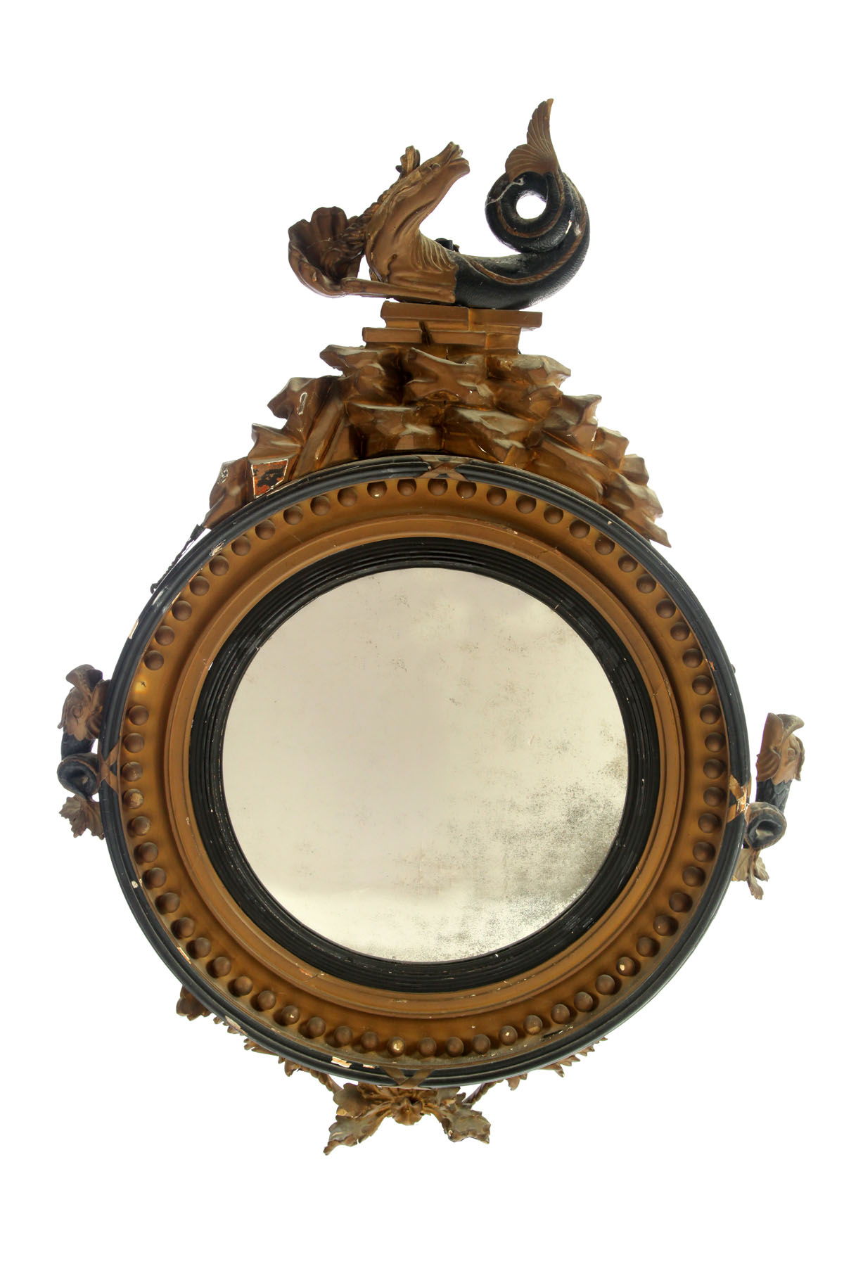 WALL MIRROR.  Probably European 