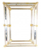 WALL MIRROR, VENETIAN GLASS, 2