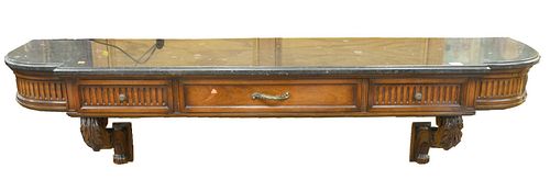 WALL MOUNTED DEMILUNE SERVER,