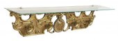 WALL-MOUNTED GLASS SHELF & COA