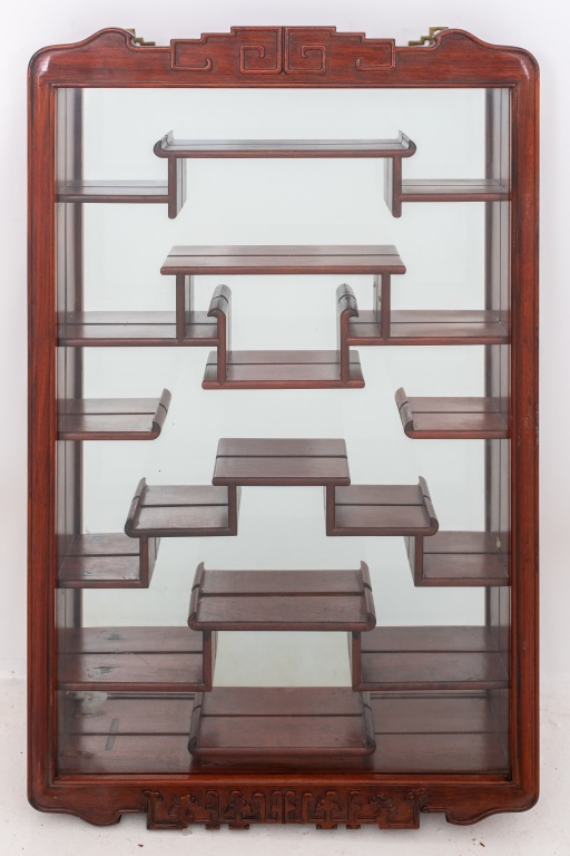 WALL MOUNTED MAHOGANY CHINESE