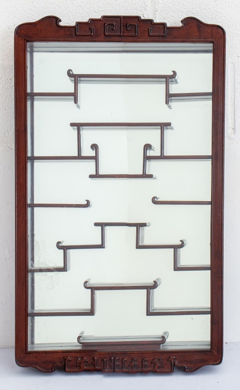 WALL MOUNTED MAHOGANY CHINESE