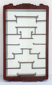 WALL MOUNTED MAHOGANY CHINESE