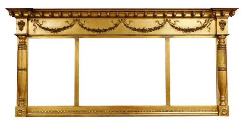 WALL PIER GILDED MIRROR,