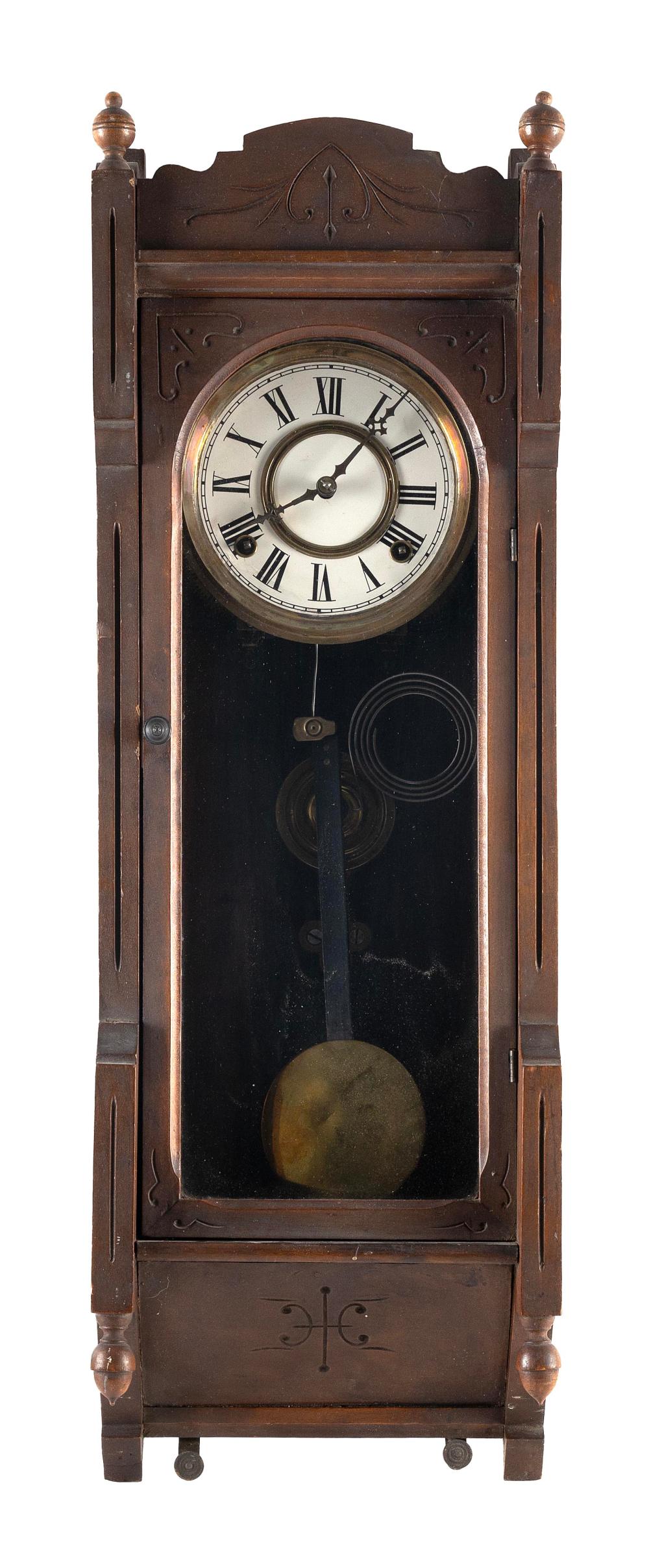 WALL REGULATOR CLOCK LATE 19TH