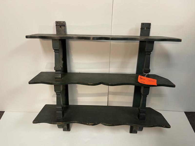 WALL SHELF, COUNTRY 3 TIER, PAINTED