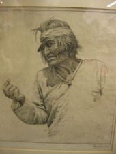 Wallace Leroy Dewolf etching I