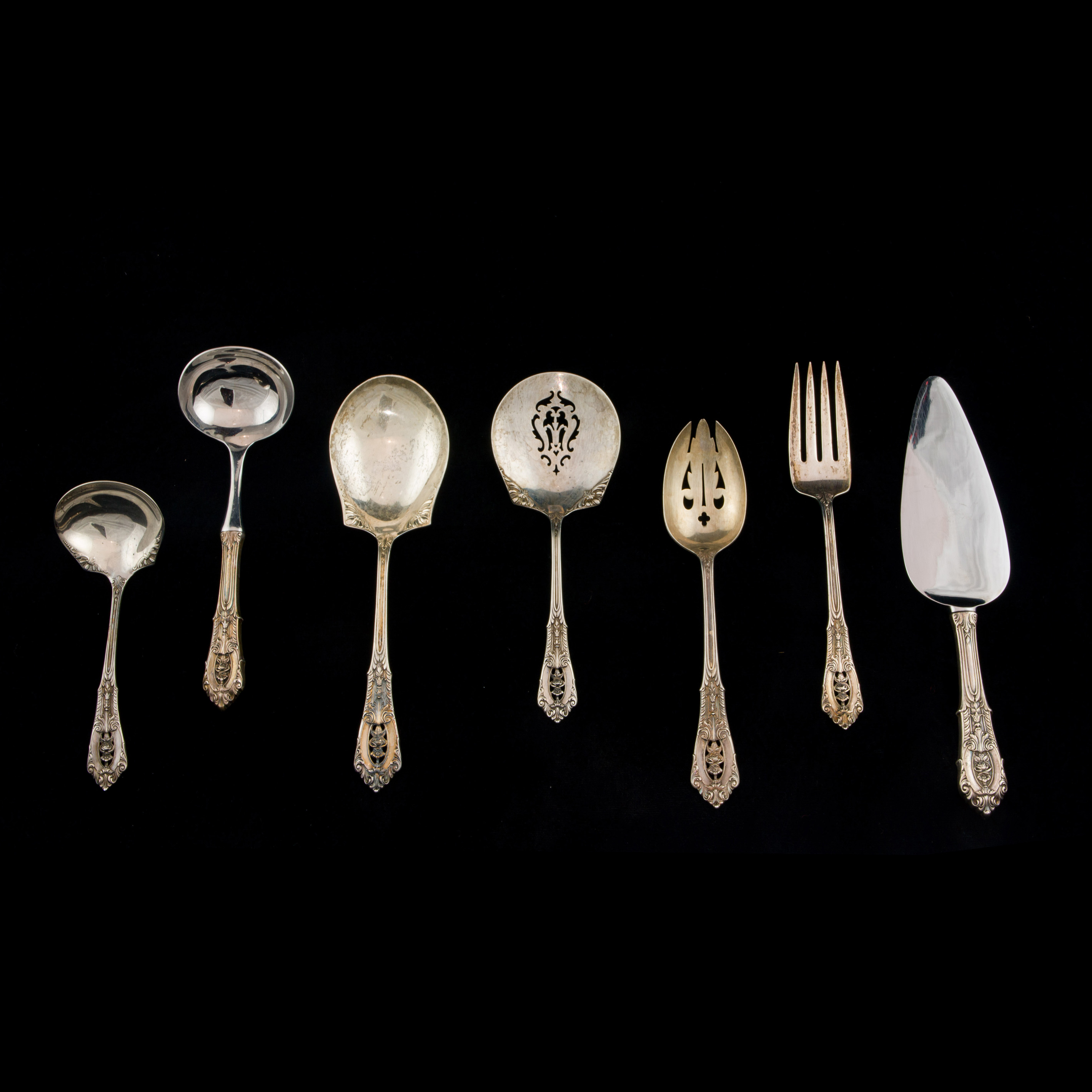 WALLACE ROSEPOINT STERLING FLATWARE