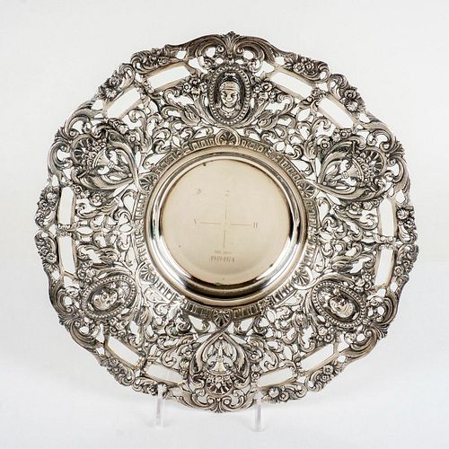 WALLACE SILVER PRESENTATION BOWL,