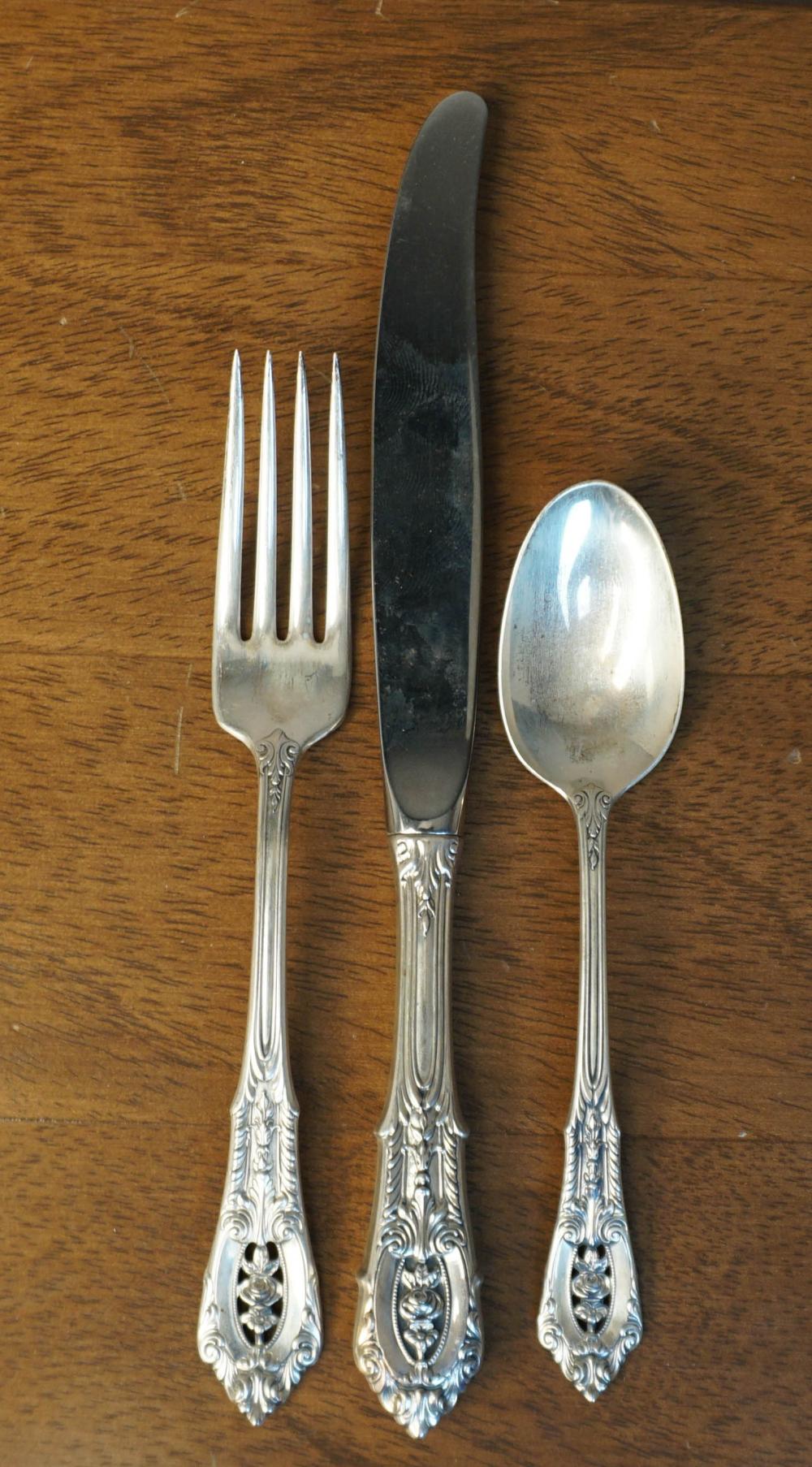 WALLACE SILVER 'ROSEPOINT' STERLING