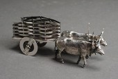 WALLACE SILVERPLATE CART AND P