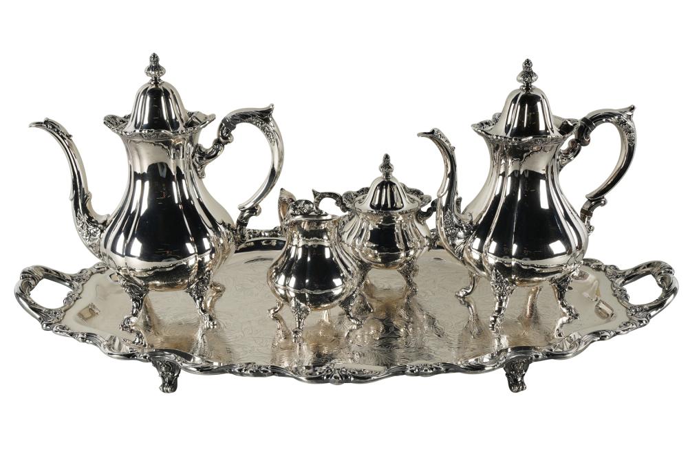 WALLACE SILVERPLATE TEA SETwith
