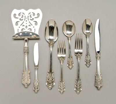 Wallace sterling flatware, 80