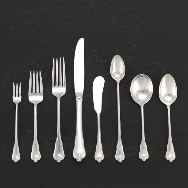 WALLACE STERLING SILVER FLATWARE,