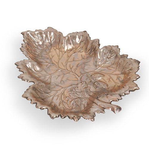 WALLACE STERLING SILVER LEAF SHAPED