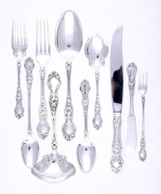 Wallace Violet pattern sterling