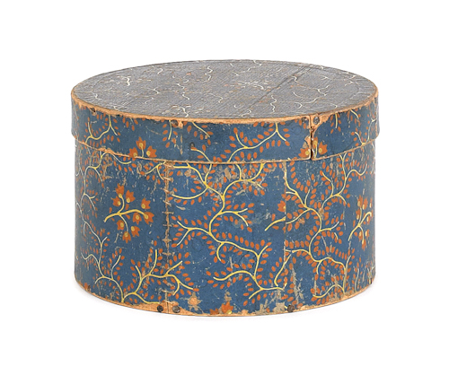 Wallpaper box mid 19th c. with