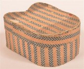 WALLPAPER COVERED COLLAR BOX.W