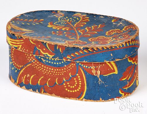 WALLPAPER DRESSER BOX 19TH