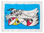 WALLY HATNY BIRDS ACRYLIC ON C