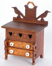 WALNUT AND BIRDS-EYE MAPLE BUR