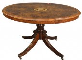WALNUT AND BURL WALNUT OVAL BR