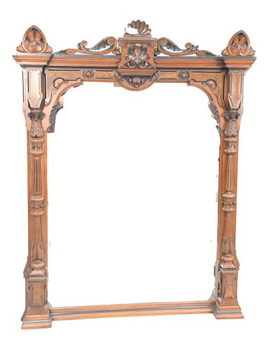 WALNUT AND BURL WALNUT VICTORIAN