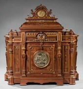 WALNUT AND BURLED PARLOR CABIN